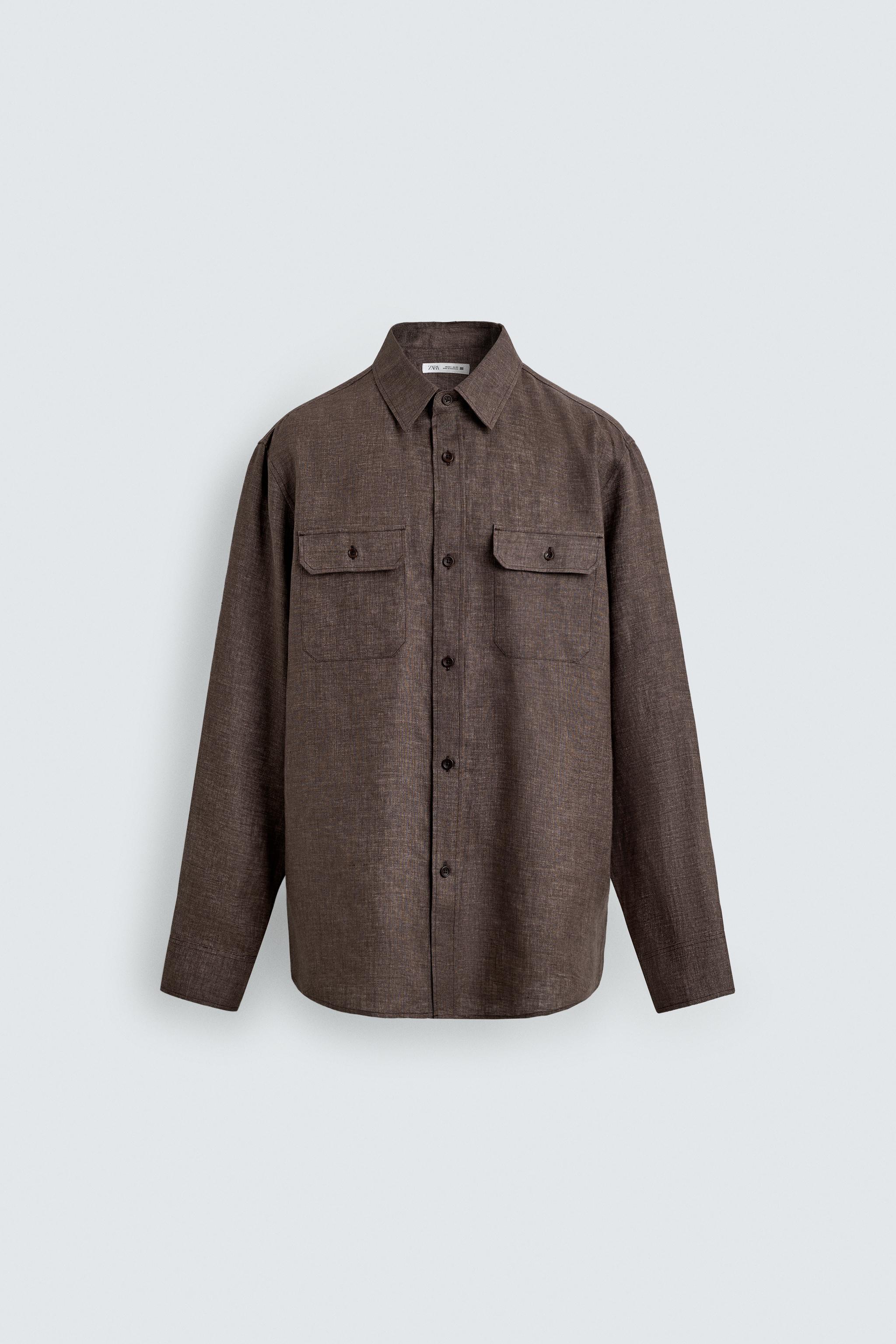 CHEMISE REGULAR FIT 100% LIN